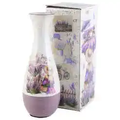 Vaza din ceramica Lavender 7x20 CM, in cutie decorativa, M.231