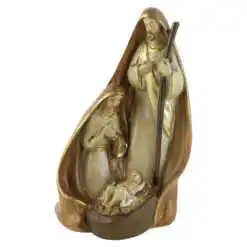 Decoratiune Sfanta Familie 11x18 CM, rasina, Betleem