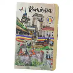 Agenda Souvenir Romania 9x14 CM, Castele & Bucuresti