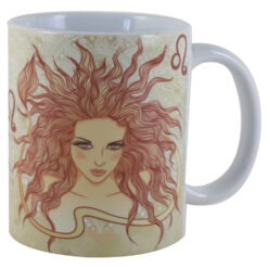 Cana ceramica Zodia Leu, 330 ml