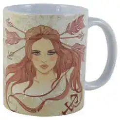 Cana ceramica Zodia Sagetator, 330 ml