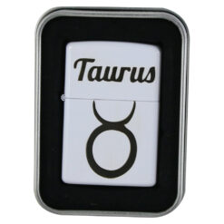 Bricheta metalica "Taurus", 3.5x5 CM, Alb, Taur