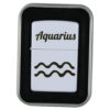 Bricheta metalica "Aquarius", 3.5x5 CM, Alb, Varsator