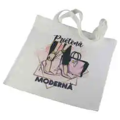 Sacosa textil "Prietena Moderna" 40x40 CM