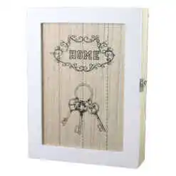 Cutie pentru chei din lemn, Home 19.5x26 CM - Chei