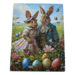 Puzzle magnetic 80 piese, Iepurasi 15x20 CM