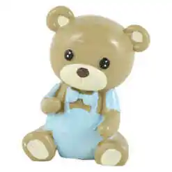 Figurina Ursulet din rasina, 5.5x7.5 CM, Albastru