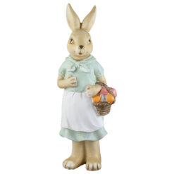 Figurina Iepuras cu oua 11x30 CM, din rasina