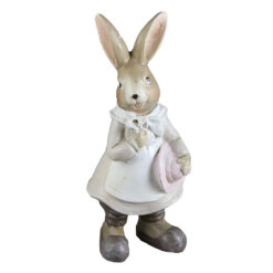 Figurina Iepuras 6x14 CM, din rasina, fata/baiat