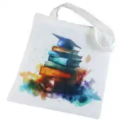 Sacosa Textil, Toca cu carti, 30x35 CM