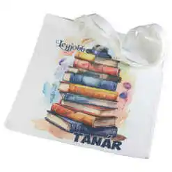 Sacosa Textil "Legjobb Tanar", 40x40 CM