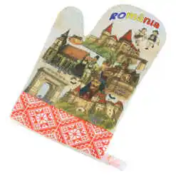 Manusa de bucatarie "Romania", Cladiri faimoase