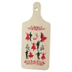 Tocator decorativ 12x28 CM, Dansatori populari