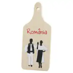 Tocator decorativ "Romania" 9.5x23 CM, Dansatori