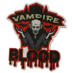 Magnet frigider din lemn "Vampire Blood" 8x9 CM