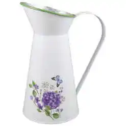 Ulcior din metal 13x25 CM, Hortensie