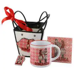 Set cadou "Romania", 4 piese, Dansatori populari