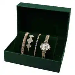 Set cadou pentru femei 4 piese - 3 bratari cu ceas