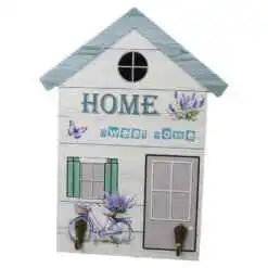 Suport pentru chei din lemn "Home Sweet Home", 19.5x26 CM
