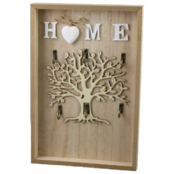 Suport pentru chei din lemn "Home" 20x30 CM, Copacul Vietii