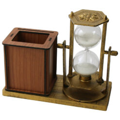 Suport creioane cu clepsidra, 15x13 CM