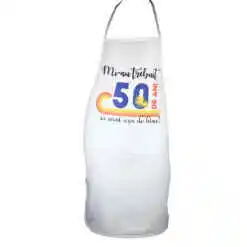 Sort de bucatarie "Mi-au trebuit 50 de ani sa arat asa de bine", 63x82 CM