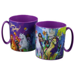 Cana din plastic Unicorn Academy, 350 ml