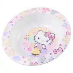 Farfurie adanca din plastic, Hello Kitty, 16x3.5 CM