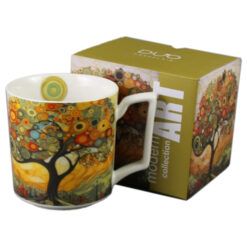 Cana din portelan 450 ml, "Modern Tree" in cutie decorativa, Modern Art