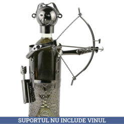 Suport sticla de vin, din metal, Arcas, 24x33 CM