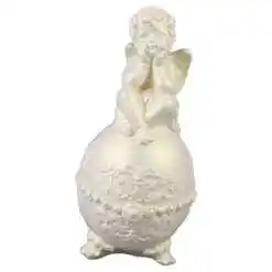 Figurina Inger din ipsos sidefat 17 CM