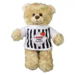 Ursulet din plus cu tricou "A Rabod vagyok! Szeretlek!" 28 cm