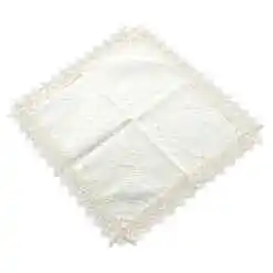 Fata de masa traditionala din bumbac 30x30 CM Crem