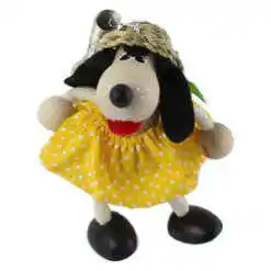 Figurina bungee jumping - Caine cu palarie 12 CM