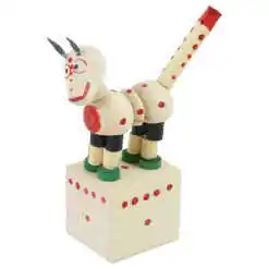 Alternative view of Figurina dansatoare din lemn, 10 CM, traditionala