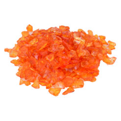 Pietre de sticle decorative Portocaliu 20 mm - 500 gr