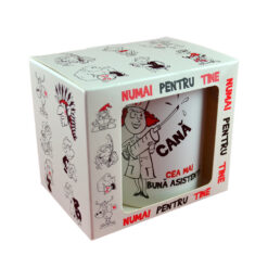Cana ceramica 300 ml "Cea mai buna asistenta", in cutie decorativa - Funny Mug