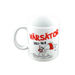 Alternative view of Cana ceramica 300 ml Zodiac "Varsator" in cutie decorativa