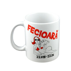 Alternative view of Cana ceramica 300 ml Zodiac "Fecioara", in cutie decorativa