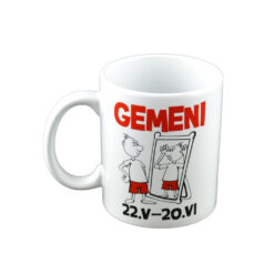 Alternative view of Cana ceramica 300 ml Zodiac "Gemeni" in cutie decorativa