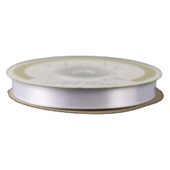 Rola panglica satin Alb 10 mm x 25 m Art Deco