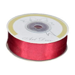 Rola panglica satin Bordo 25 mm x 25 m, Art Deco