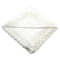 Fata de masa traditionala din bumbac 75x75 CM Alb