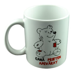 Alternative view of Cana ceramica 300 ml "Cana Prieten adevarat", in cutie decorativa - Funny Mug