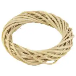 Coroana pentru decor din rachita 20 CM - Natur