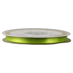 Rola panglica satin Verde lime 6 mm x 25 m Art Deco