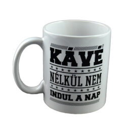 Alternative view of Cana ceramica Boss Mug 300 ml "Kave nelkul nem indul a nap", in cutie decorativa