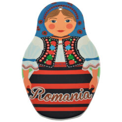 Alternative view of Suport oale decor din ceramica "Romania" 13x21 CM, Port popular