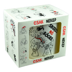 Cana ceramica 300 ml "Sikeres no bogre", in cutie decorativa - Funny Mug