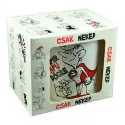 Cana ceramica 300 ml "Szuper apu bogre", in cutie decorativa - Funny Mug